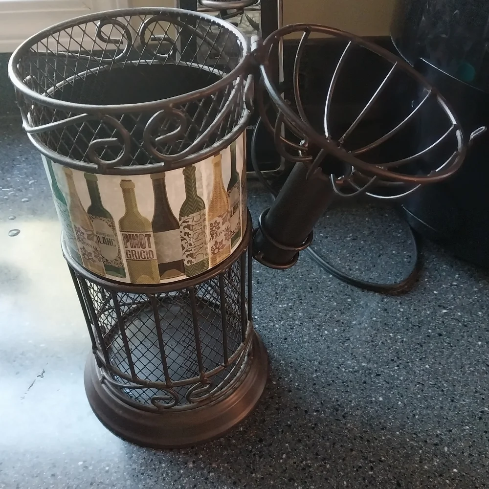 Wine Bottle Shaped Cork Holder - Picture 2 of 2